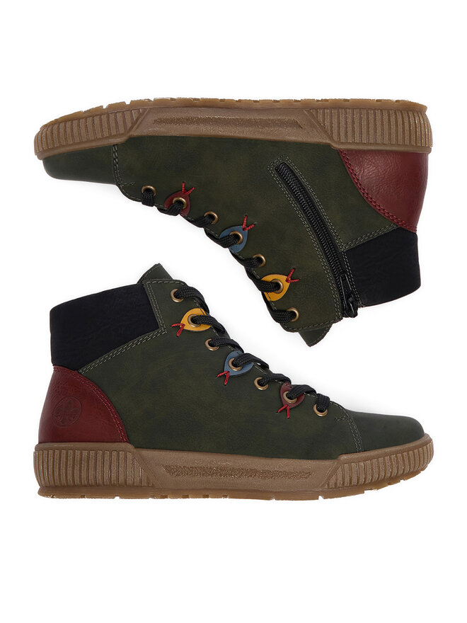 Rieker Schnürschuhe Rieker CEO-N0711-54 Grün