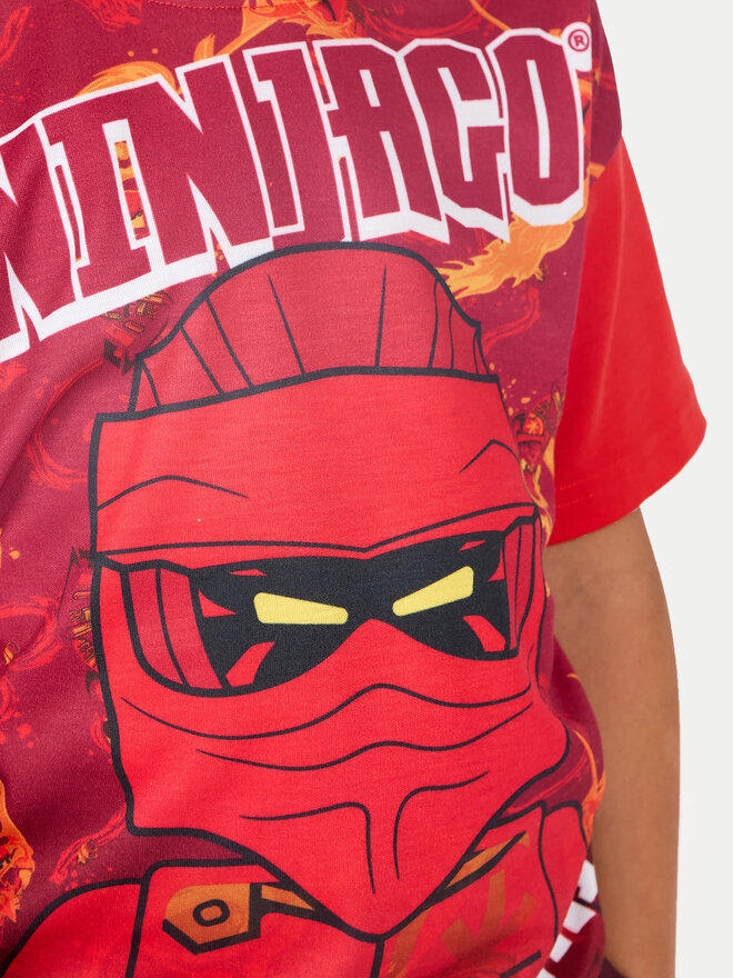 LEGO LEGO Marškinėliai Ninjago 12011405 Raudona Regular Fit