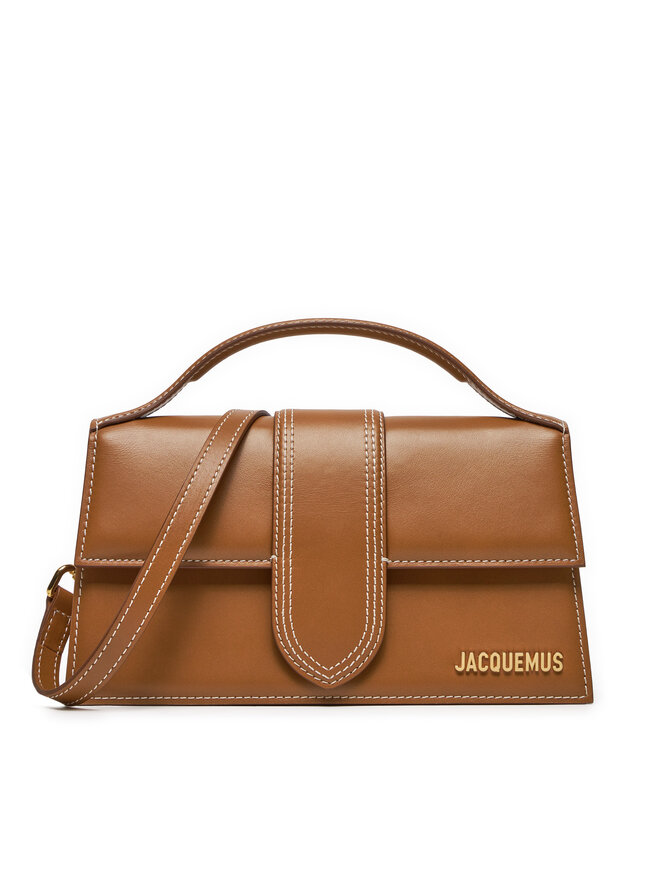 JACQUEMUS Geantă JACQUEMUS Le Grand Bambino 213BA007-3072 Maro