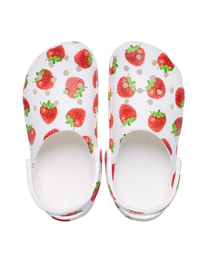 Crocs Klapki Crocs Classic Fresh Fruits Clog 211008 Biały