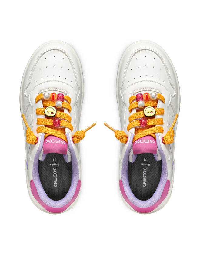 Geox Sneakersy Geox J Washiba J45HXD 000BC C0563 S Bílá