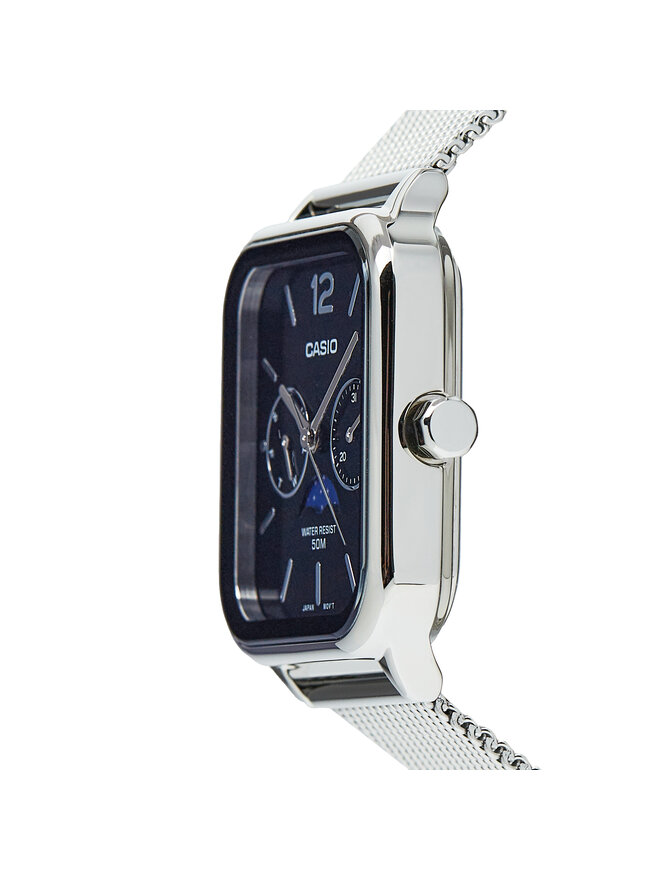 Casio Zegarek Casio Classic MTP-M305M-1AVER Srebrny