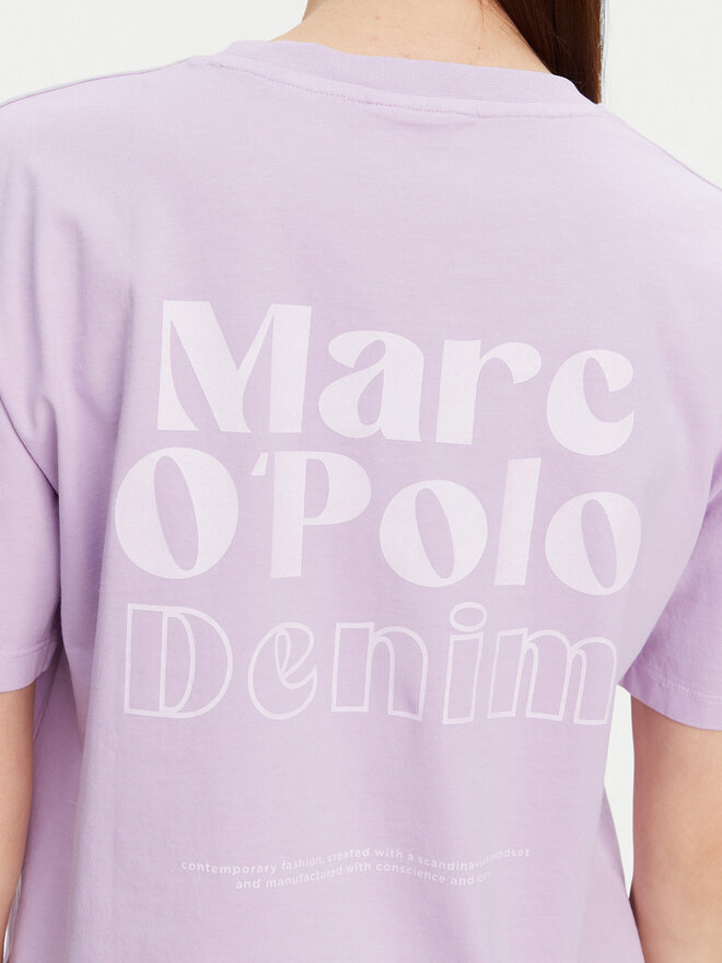 Marc O'Polo Denim Marc O'Polo Denim Camiseta 500 0005 950 Violeta Relaxed Fit