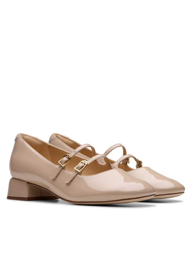 Clarks Półbuty Clarks 26181313 Beżowy