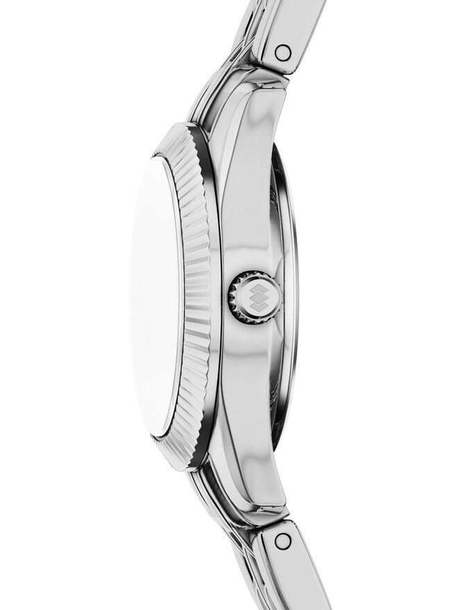 Fossil Uhr Fossil Scarlette Mini Three-Hand ES5475 Silberfarben