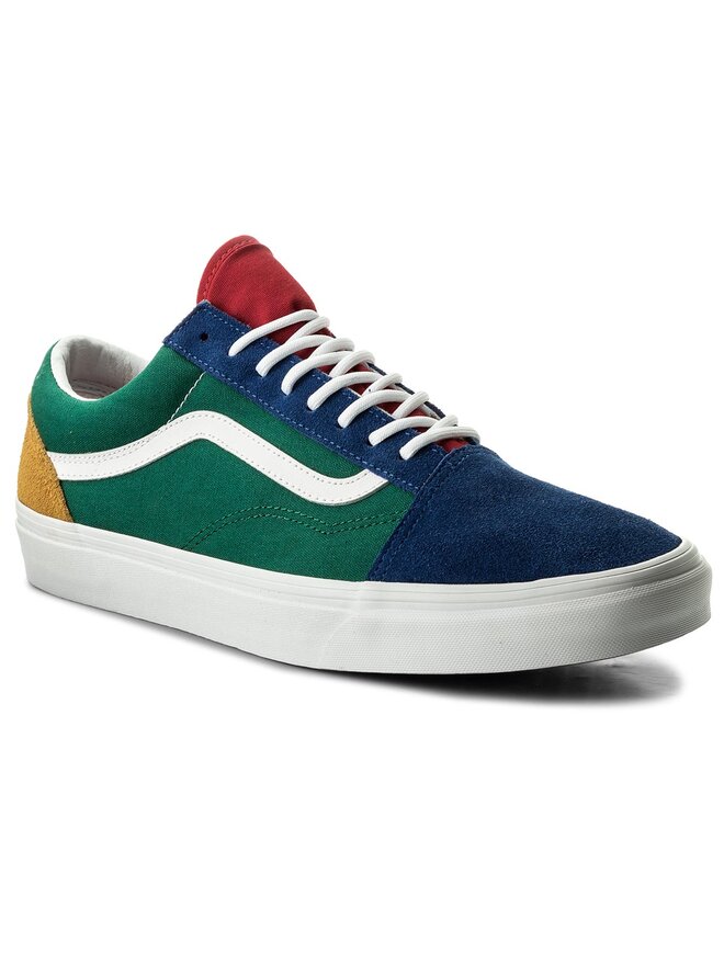 Vans green blue red yellow top