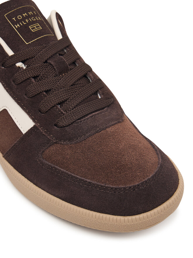 Tommy Hilfiger Sneakers Tommy Hilfiger Th Tribeca Sneaker Suede FW0FW09596 Braun