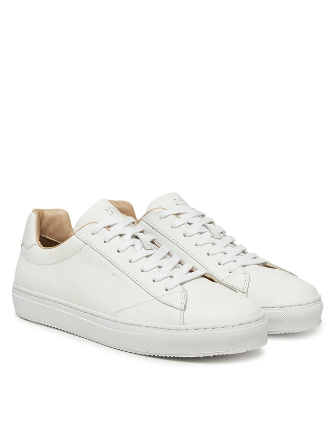 Tommy Hilfiger Сникърси Tommy Hilfiger Premium Cupsole Leather FM0FM05412 Бял