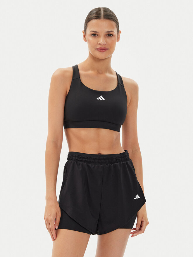 adidas Спортивний бюстгальтер TLRDREACT IQ3382 Чорний | evzuttya