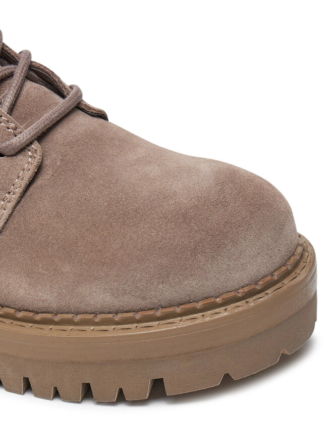 Tommy Jeans Īsie zābaki Tommy Jeans Tjw Urban Lace Up Suede EN0EN02630 Brūns