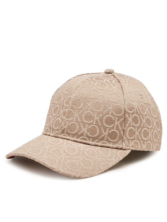 Calvin Klein Cap Calvin Klein Monogram Jacquard K60K612032 Beige