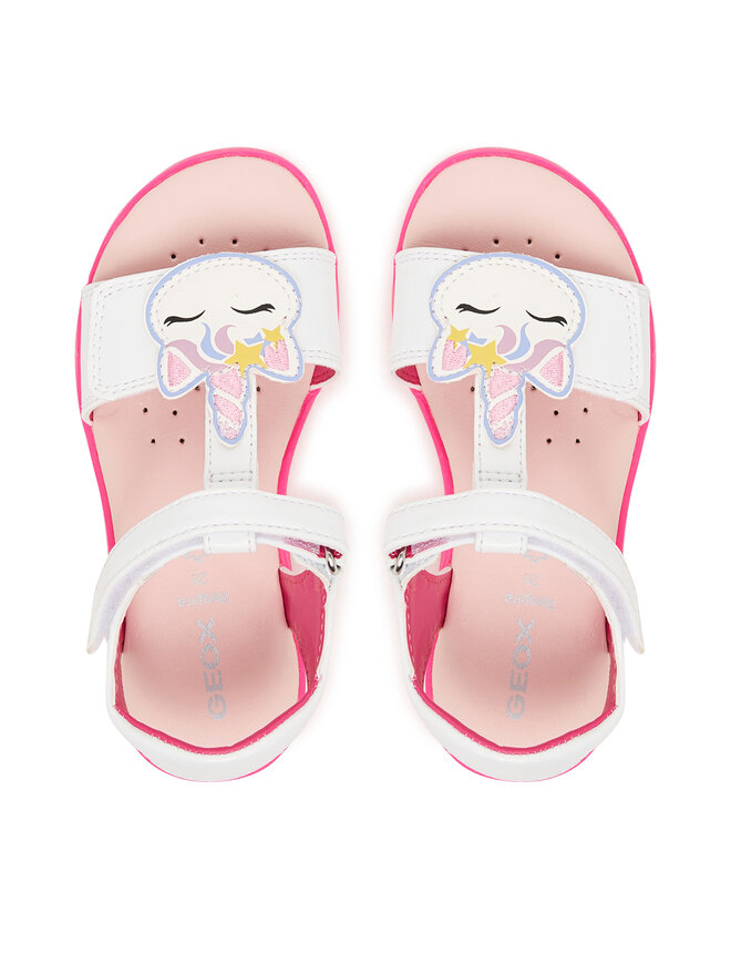 Geox Sandalen Geox J Sandal Joyfoot Gir J65P1C 000HH C1441 M Weiß