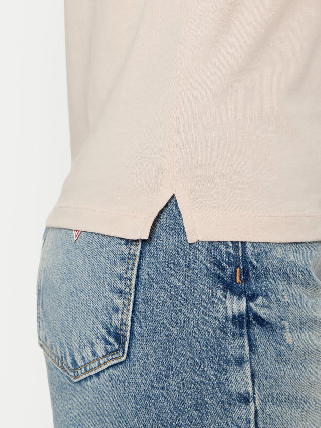 Guess Guess Póló W5RI19 I3Z14 Bézs Regular Fit