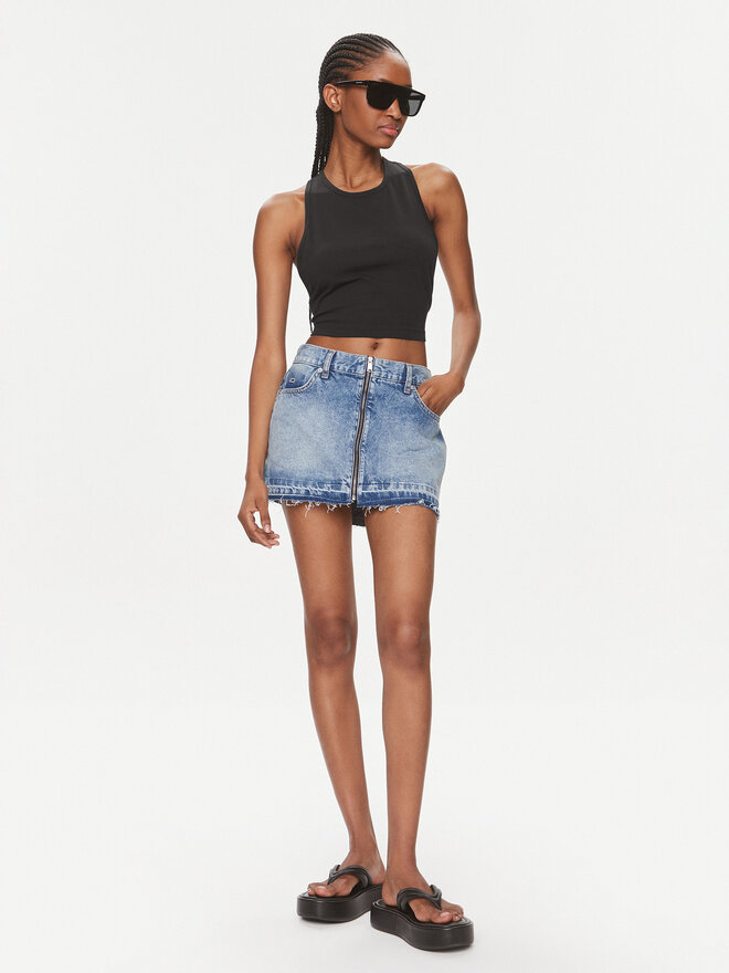 Calvin Klein Swimwear Calvin Klein Swimwear Felső KW0KW02481 Fekete Slim Fit