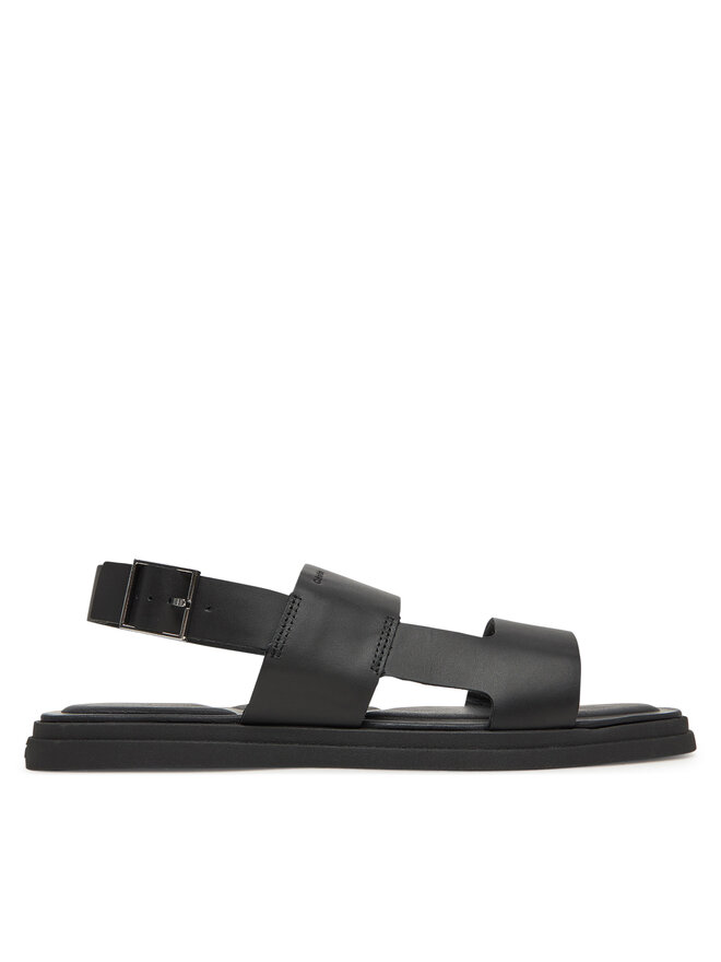 Calvin Klein Sandały Calvin Klein Back Strap W/ Buckle HM0HM01736 Czarny