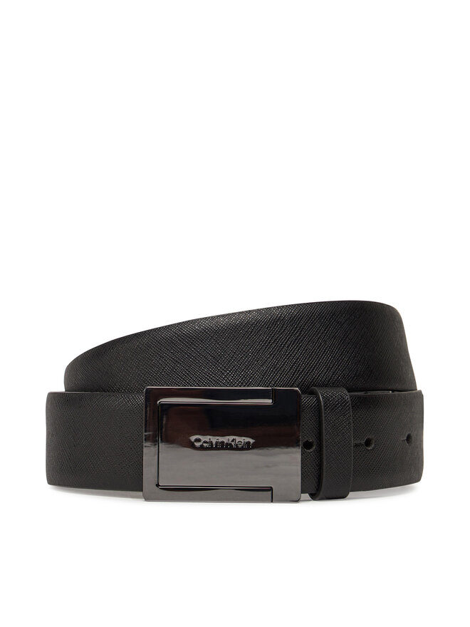 Calvin Klein Vyriškas Diržas Calvin Klein Formal Plaque Tex 35Mm K50K512843 Juoda