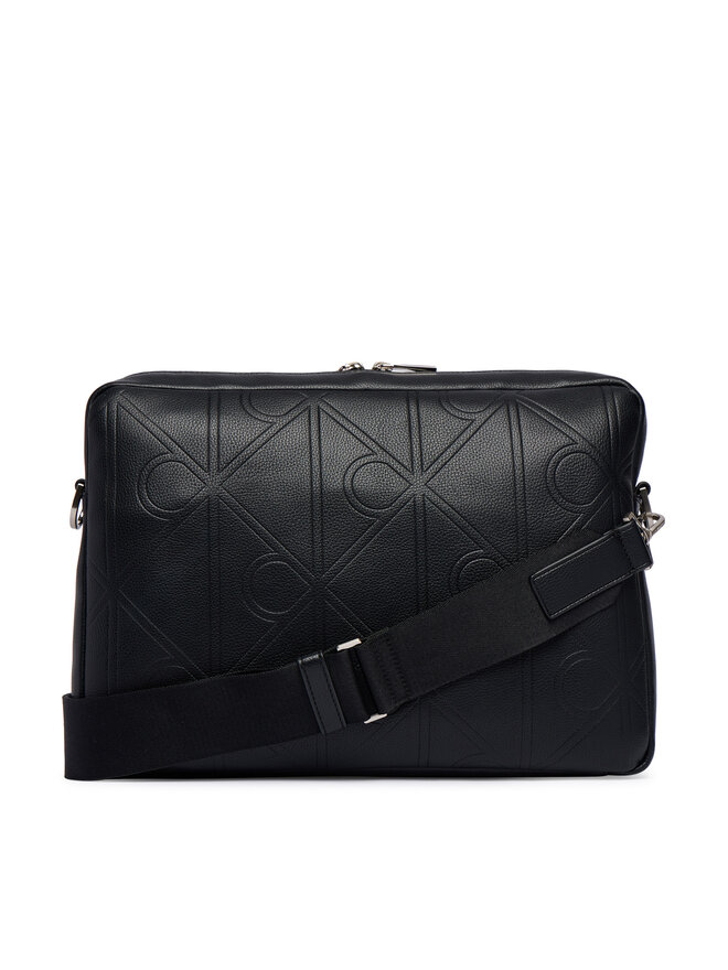 Calvin Klein Laptoptasche Calvin Klein Xl Emblem Aop LV04D3526G Schwarz