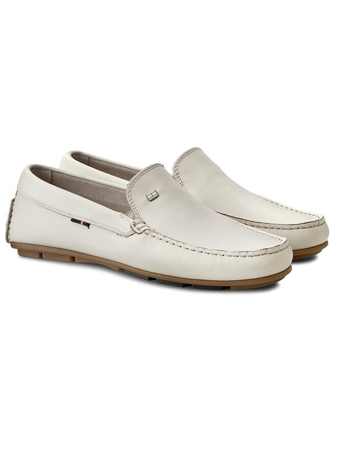 Tommy Hilfiger Mokasīni Tommy Hilfiger Alfa Hilfiger 4A_1 FM56820954 Balts