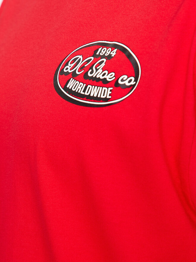DC DC Camiseta Truckin Tees Rqr7 ADYZT05284 Rojo Regular Fit