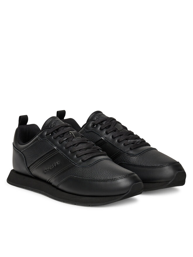 Calvin Klein Сникърси Calvin Klein Low Prof Runn Laceup Tape HM0HM01897 Черен