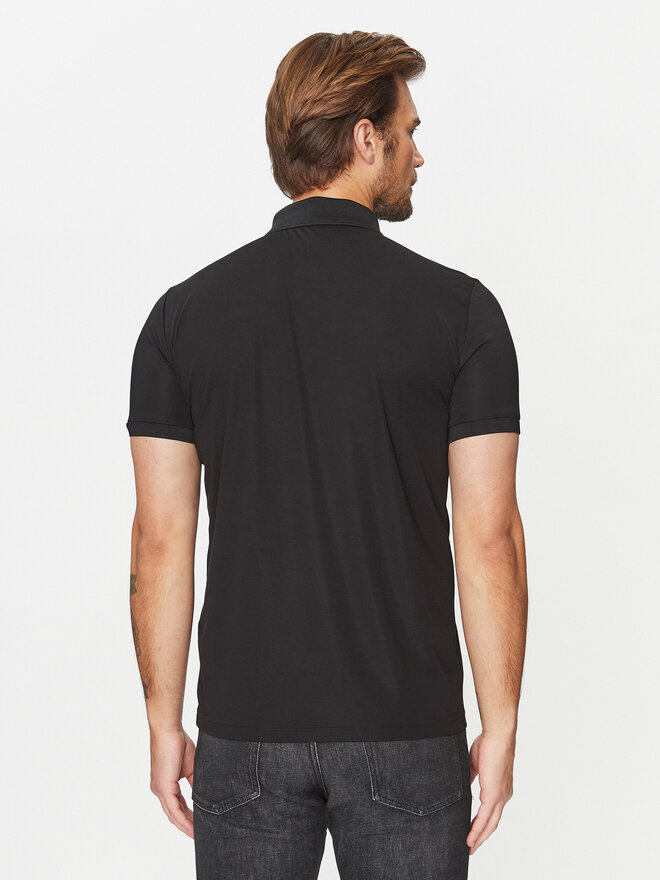 EA7 Emporio Armani EA7 Emporio Armani Polo 8NPF13 PJRGZ 1200 Crna Regular Fit