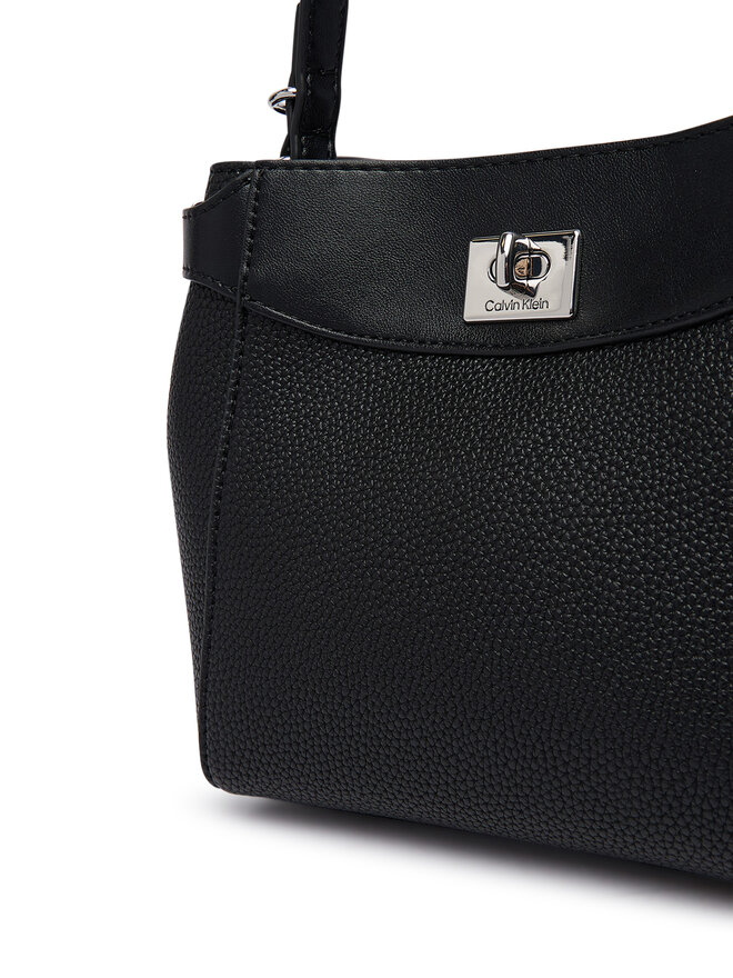 Calvin Klein Handtasche Calvin Klein Mix Media Crossbody LV04F3885G Schwarz