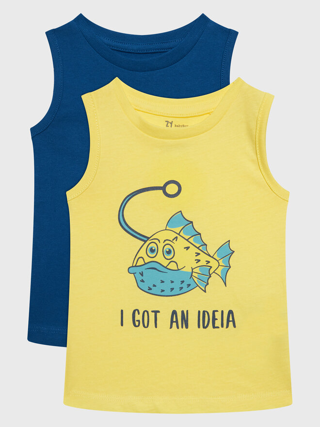 Zippy Zippy Σετ 2 T-Shirts ZBBAP0303 23017 Έγχρωμο Regular Fit