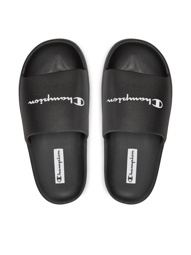 Champion Şlapi Champion Soft Slipper Slide S22255-CHA-KK001 Negru