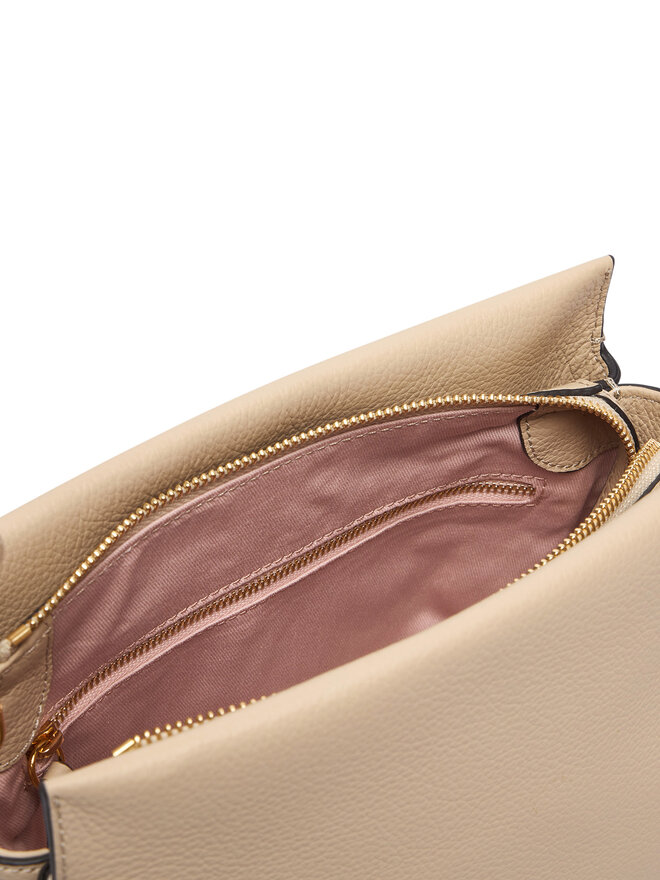 Coccinelle Handtasche Coccinelle M50 Boheme Grana Double E1 M50 58 01 01 Beige