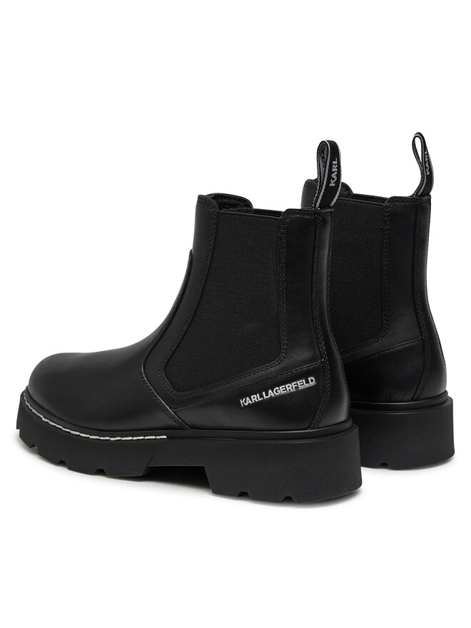 KARL LAGERFELD Боти тип челси KARL LAGERFELD KL40460 Черен