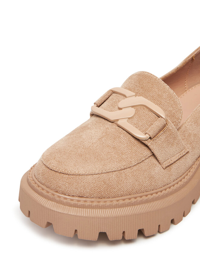 DeeZee Loafersy DeeZee LE601-5 Beżowy