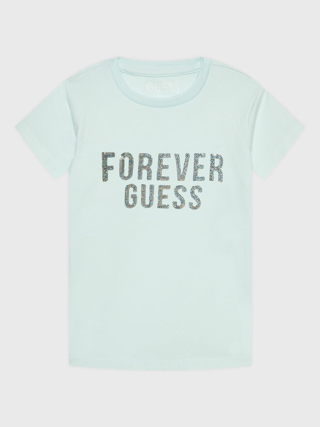 Guess Guess Футболка K3RI05 K6YW3 Голубий Regular Fit