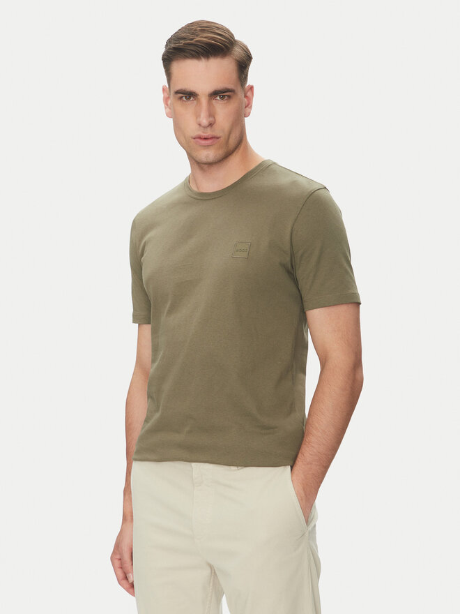 BOSS BOSS T-Shirt Tales 50508584 Grün Regular Fit