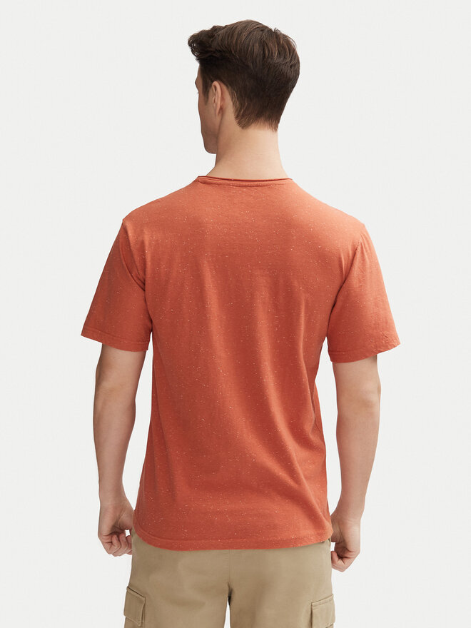 INDICODE INDICODE Majica Carlsin 41-121 Oranžna Regular Fit