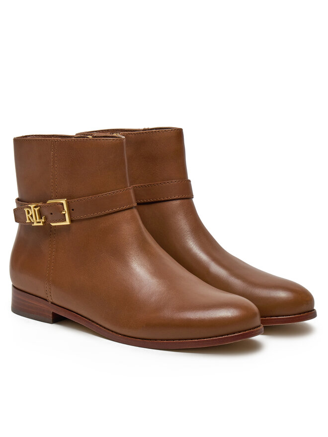 LAUREN RALPH LAUREN Členková obuv Lauren Ralph Lauren 802946807002 Hnedá