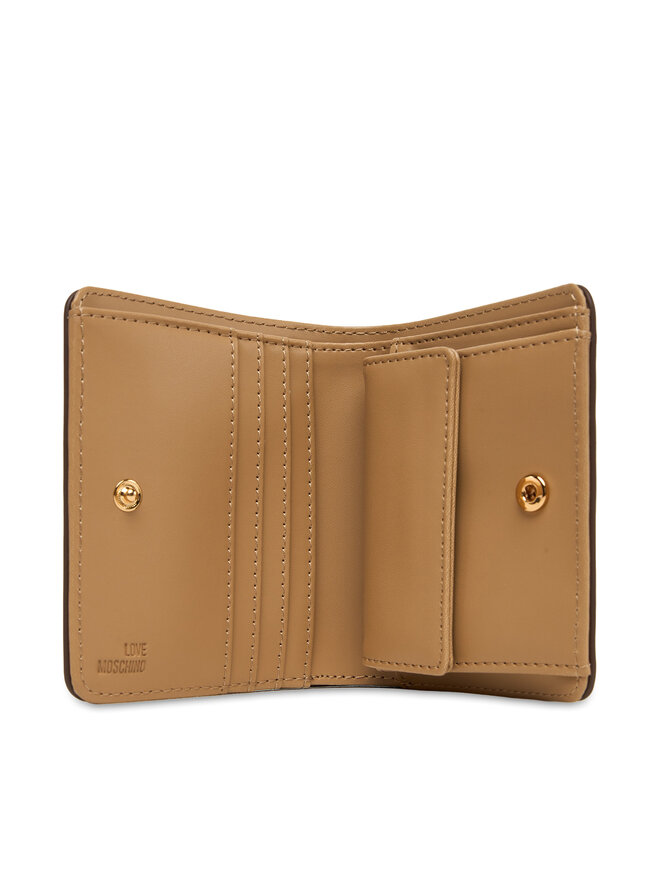 LOVE MOSCHINO Kleine Damen Geldbörse LOVE MOSCHINO JC5612PP1NKD0301 Braun