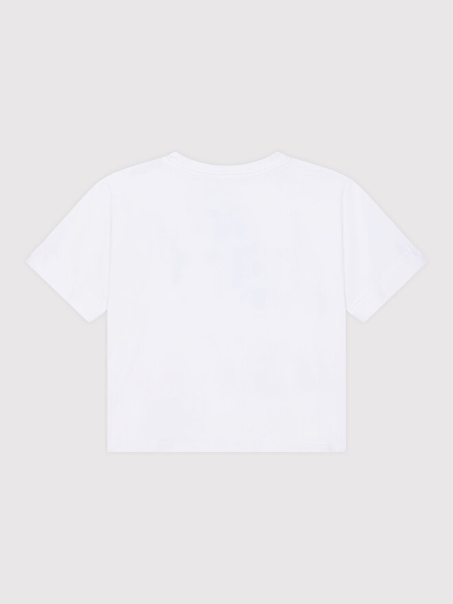 DKNY DKNY T-Shirt D35S31 S Weiß Relaxed Fit