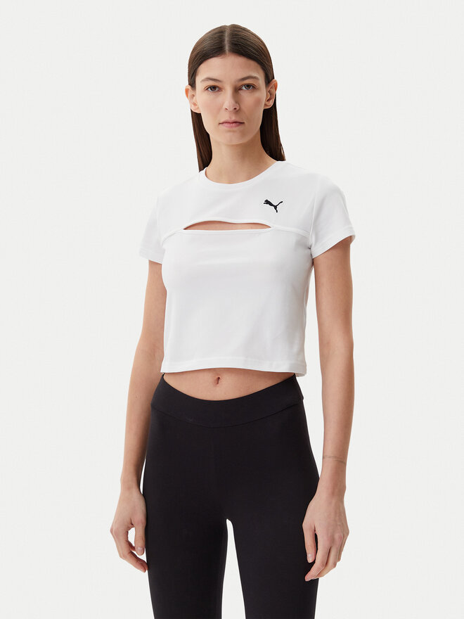 Puma Puma Camiseta Ess Cut-Out 631164 Blanco Slim Fit