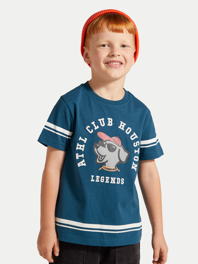 Coccodrillo Coccodrillo Camiseta ZC4143202ABK Azul Regular Fit