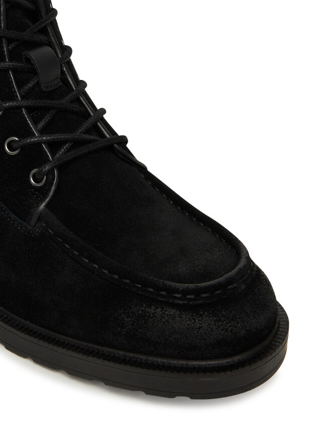 Tommy Hilfiger Botines planos Tommy Hilfiger Cleated W Moc FM0FM05599 Negro