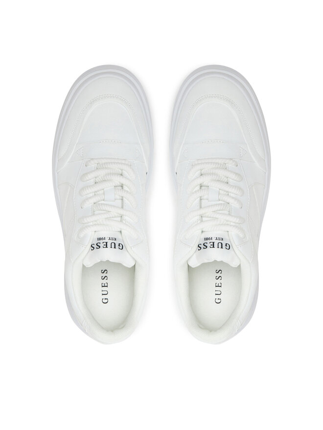 Guess Сникърси Guess Palermo Low FMFPLO ELE13 Бял
