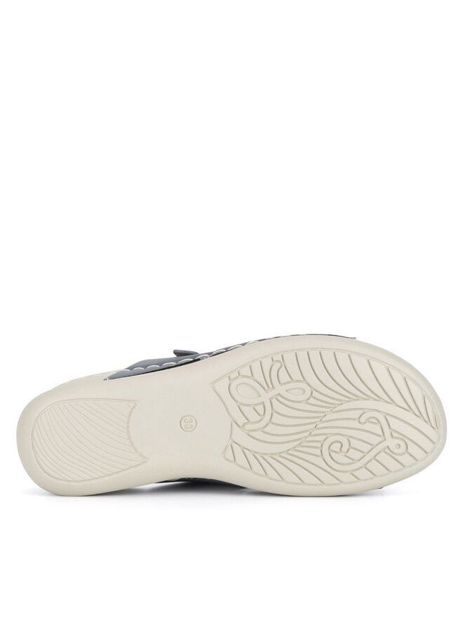 Clara Barson Pantoletten Clara Barson WYL05010-13B Dunkelblau