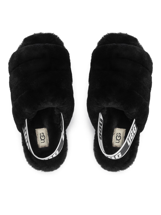 Ugg Тапочки Ugg W Fluff Yeah Slide 1095119 Чорний