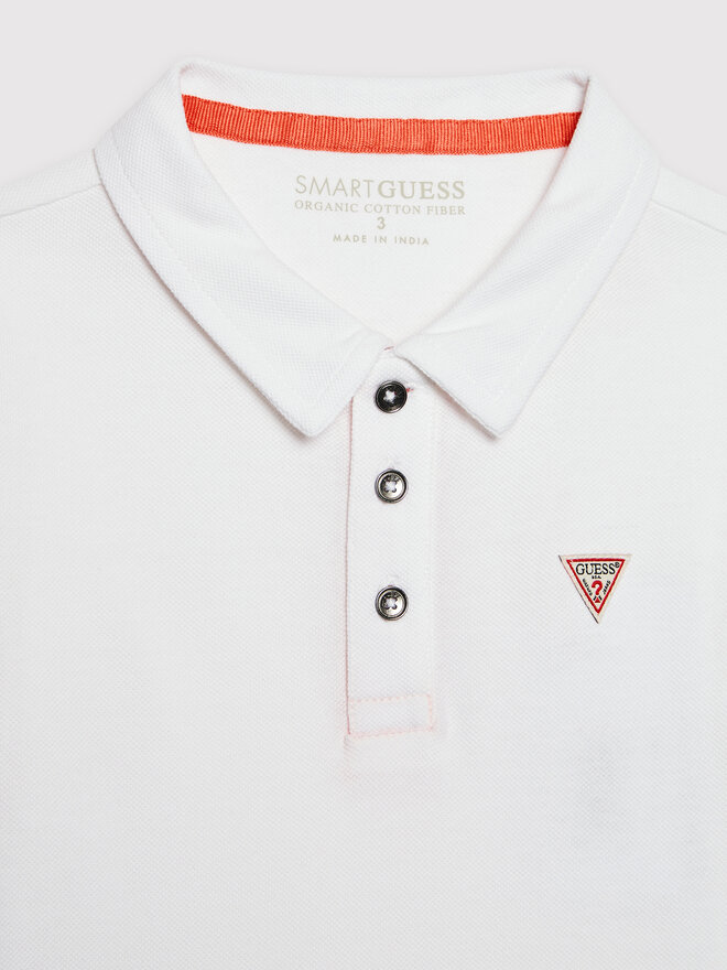 Guess Guess Poloshirt N2GP03 KAPY0 Weiß Regular Fit