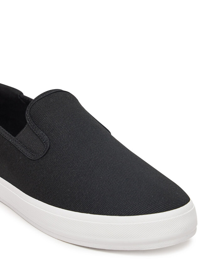 Tommy Hilfiger Tenisówki Tommy Hilfiger Vulc Canvas Slip-On Sneaker FW0FW08645 Czarny