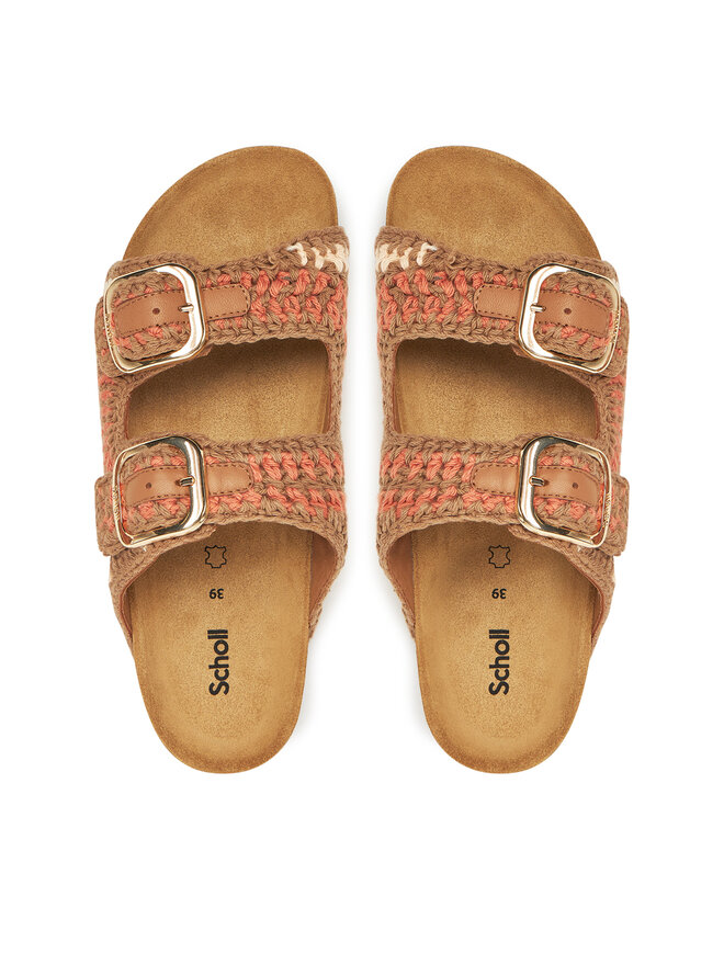 Scholl Παντόφλες Scholl Noelle F32248 Καφέ