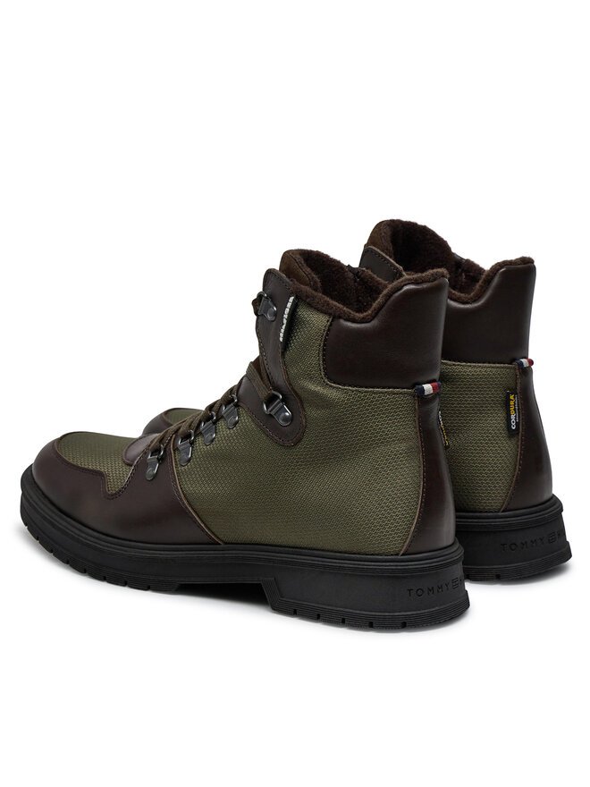 Tommy Hilfiger Bakancs Tommy Hilfiger Hilfiger Warm Cordura Mix Boot FM0FM05180 Zöld