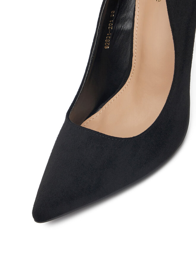 DeeZee Pantofi cu toc subțire DeeZee 92831-201-BLACK SU Negru