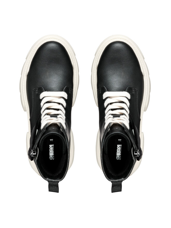 Geox Kozačky Geox J Junette Girl J36HVG 000BC C9B1P M Černá