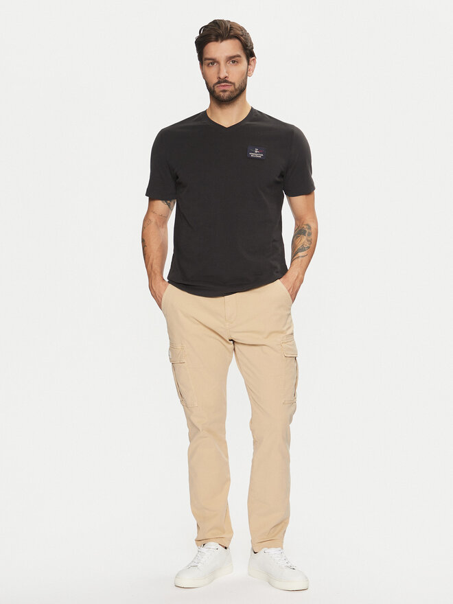 Aeronautica Militare Aeronautica Militare T-Shirt 242TS2333J662 Μαύρο Regular Fit